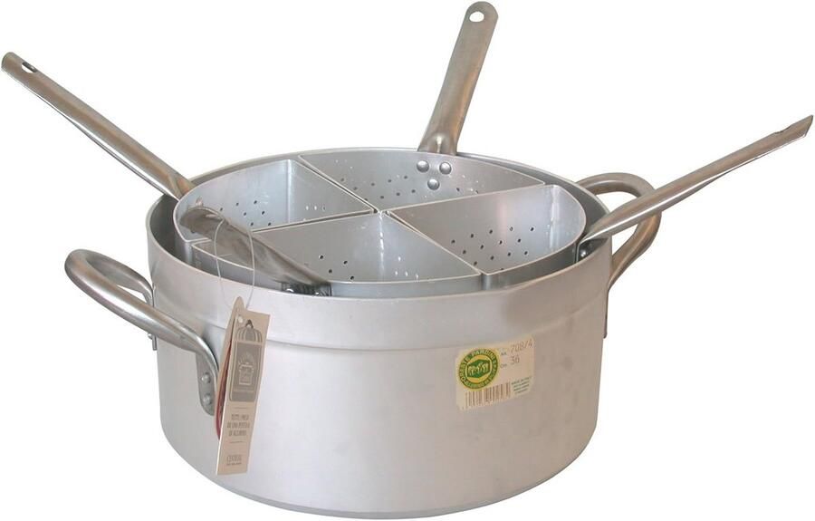 Aluminium kasserol voor quattro stagioni pizza 3 liter