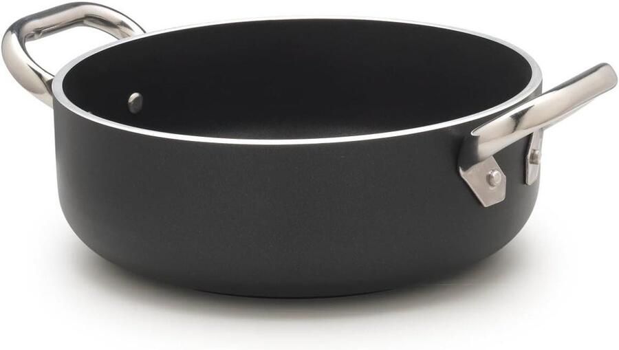 Aluminium Koekenpan Aluminium Koken en Bakken 5 Mm Dik 30 cm Multicolor