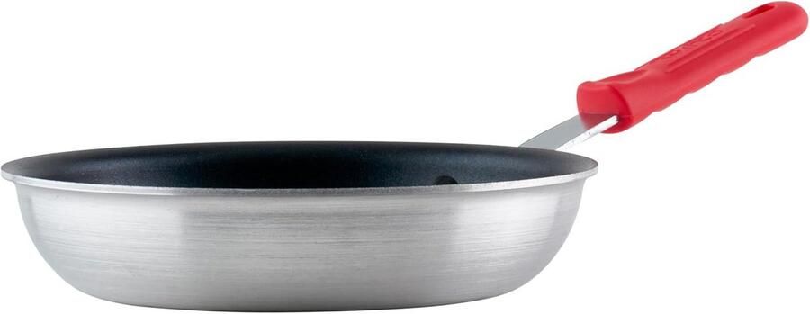 Aluminium Koekenpan Dagelijks Koken Commerciële Kwaliteit 8 Inch Zilver