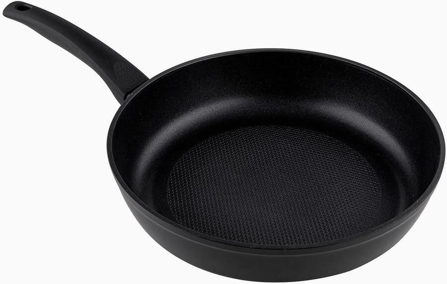 Aluminium Koekenpan Inductie Koken Antiaanbaklaag 28 cm Zwart