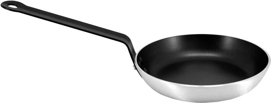 Aluminium Koekenpan Koekepan Bakpan Professioneel Koken Ovenvast tot 240°C Ø 20 cm Zilver