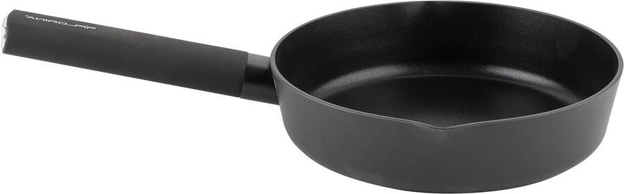 Aluminium Koekenpan Koekepan Dagelijks Koken Geavanceerde Antiaanbaklaag 20 cm Zwart