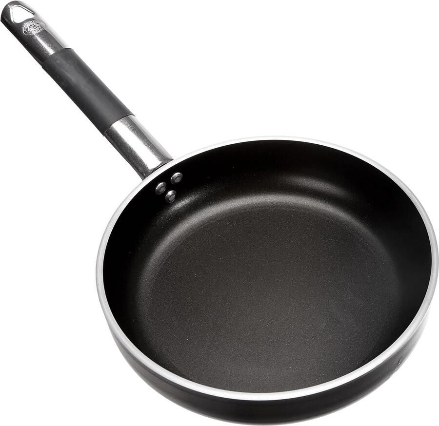 Aluminium Koekenpan met Inductiebodem 24 cm Zwart