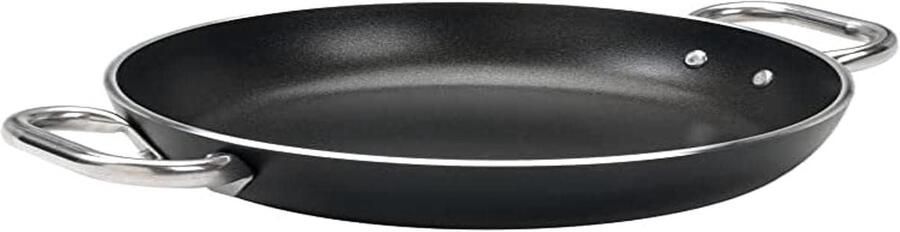 Aluminium Koekenpan Zwarte Kristal Coating Dikke Bodem 20 cm