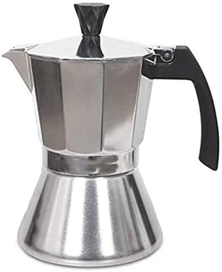 Aluminium Koffiezetapparaat voor 6 Kopjes Inductie en Robuust