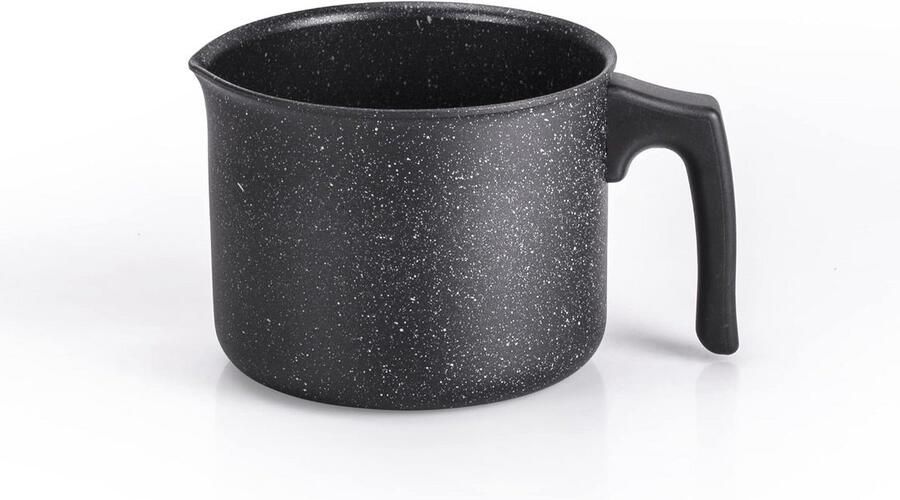 Aluminium Kookpan met Antiaanbaklaag en Steeneffect 14 cm