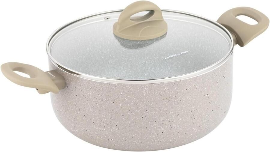 Aluminium Kookpan Sauspan Gezond Koken Antiaanbaklaag 41L Grijs