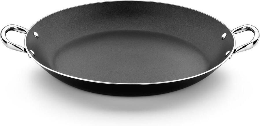 Aluminium Paellapan met Antiaanbaklaag 42 cm Geschikt voor Alle Fornuizen