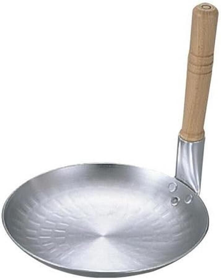 Aluminium Pan Koekenpan Koken Japanse Import 18 cm Zilver