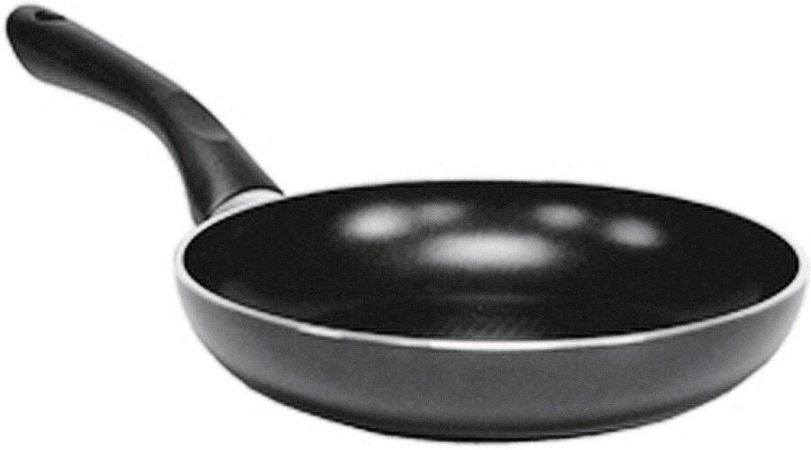 Aluminium Pan Koekenpan Wokpan Gezond Koken Non-stick Coating 32 cm Zwart