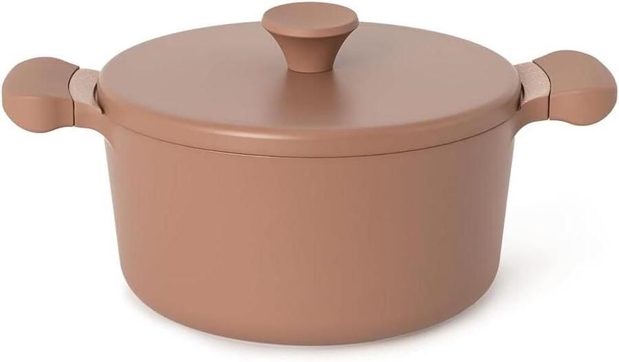 Aluminium pan Kookpan Sauspan Gelijkmatig Koken Mokka Keramische Coating Ø 24 cm Zwart