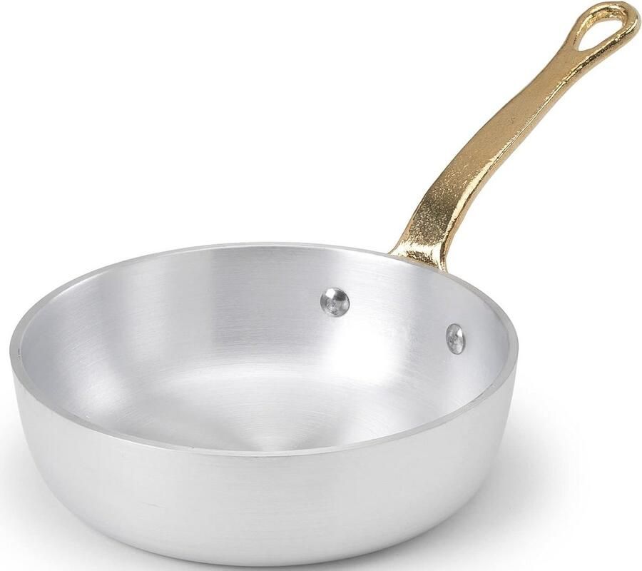 Aluminium Pan met Handvat Diameter 12 cm