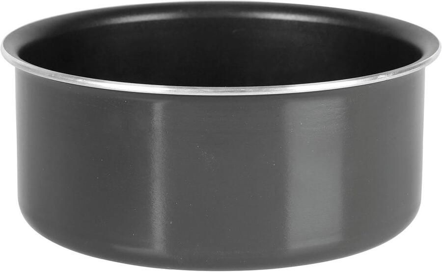 Aluminium Pan Sauspan Koekenpan Koken en Bakken Snel Warmte Verdelend Ø 16 cm Zwart