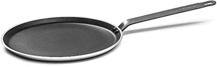 Aluminium Pannenkoekfornuis 30 cm Diameter Non-Stick Coating Geschikt voor Gas- en Inductiekookplaten
