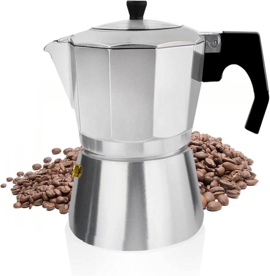 Aluminium Percolator voor 3 Kopjes Italiaanse Espressomaker voor op het fornuis