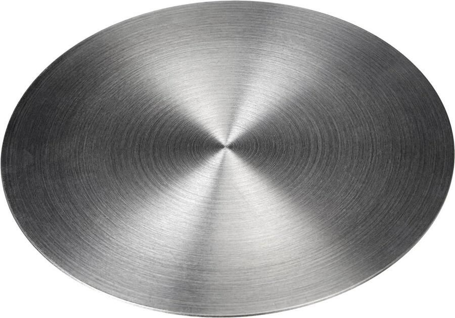 Aluminium Rondel Warmteplaat Fondue Gebruik Massieve Bouw 185 cm Zilver