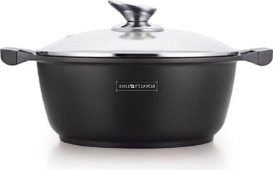 Aluminium Sauspan Kookpan Marmereffect Veelzijdig Koken Greblon Anti-aanbaklaag 32 cm Grijs