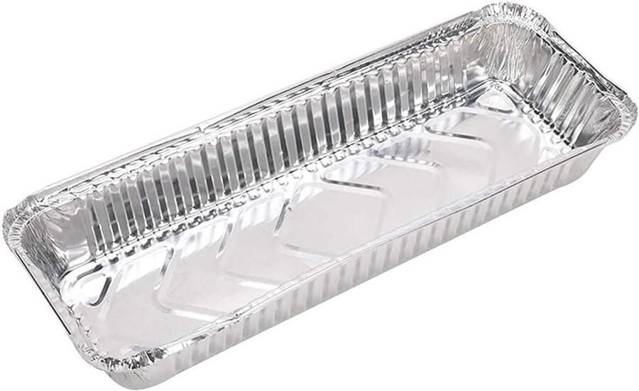 Aluminium Schalen Wegwerp Grillschalen Koken en Roosteren Set van 30 stuks Niet gespecificeerd Aluminiumkleur