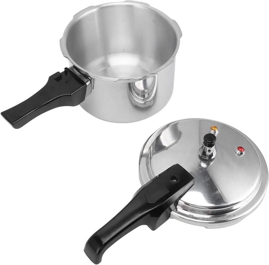 Aluminium Snelkookpan Drukpan Keuken Efficiënt Koken Veiligheidsmechanisme 3 Liter One Color