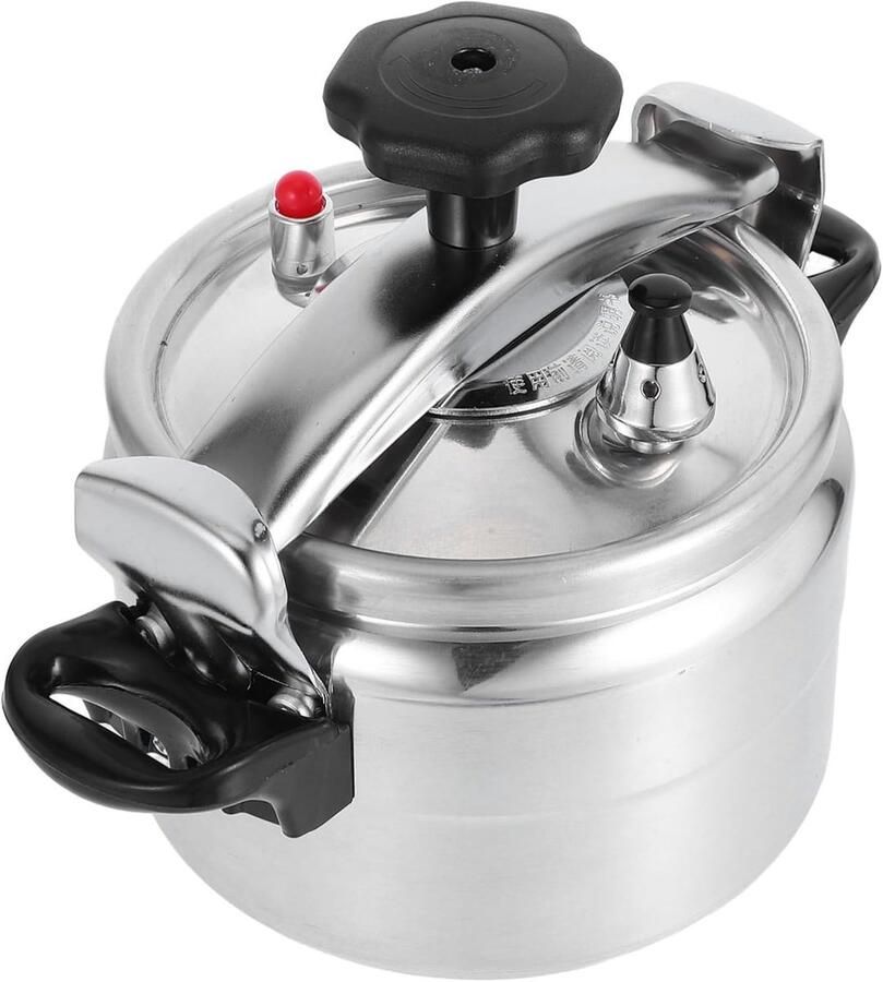 Aluminium Snelkookpan Inmaakpan Hogedrukpan Stoofschotels Soepen Koken Snelle Gelijkmatige Warmte Grote Capaciteit Zilver