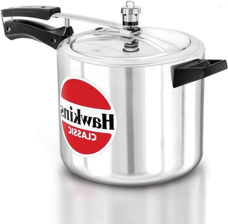 Aluminium snelkookpan Snel koken Veiligheidsklep 6.5 liter Zilver
