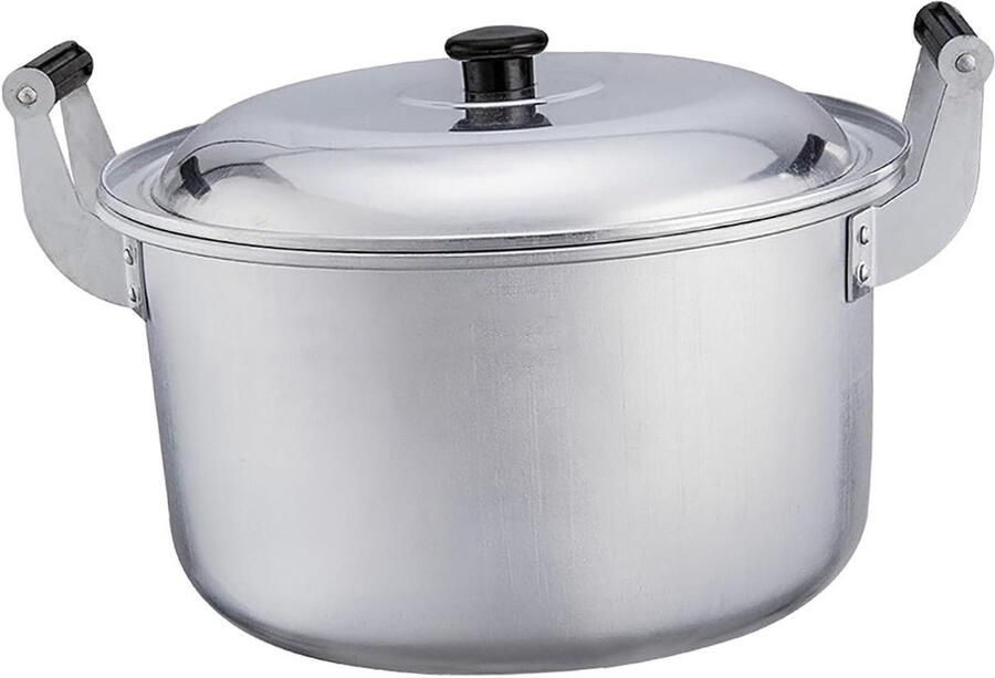Aluminium Soeppan Kookpot Gezinsmaaltijden Koken Efficiënte Warmteoverdracht Verdikt Ontwerp Aluminium