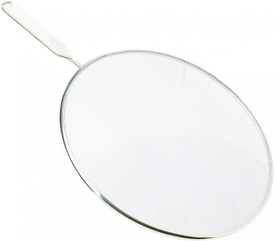 Aluminium Spatscherm Pan Deksel Koken Zonder Kliederen Vaatwasserbestendig 29 cm Diameter Zilverkleurig