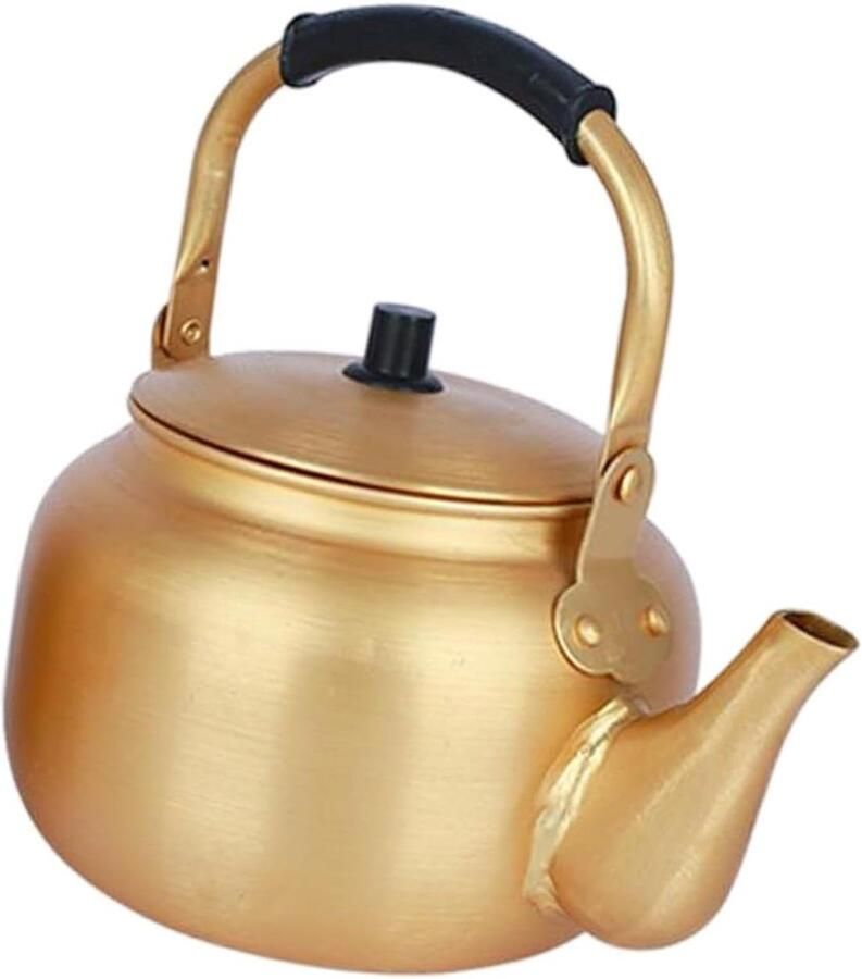 Aluminium Waterkoker Theepot Fornuis Snel Water Koken Lichtgewicht Aluminium 6 capaciteit optioneel Goud