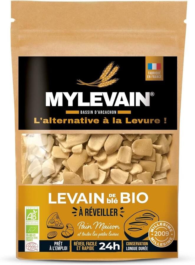 Ambachtelijke Franse biologische zuurdesemstarter voor zelfgemaakt brood bakken Klaar om te gebruiken in 24 uur