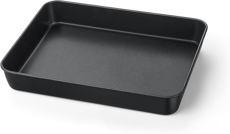 Non-stick bakplaat met 5 cm hoogte voor gelijkmatig bakken en eenvoudig schoonmaken (26 5 x 20 8 cm)
