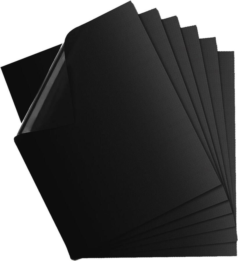 Anti-aanbak BBQ Grillmatten Set van 6 Herbruikbare Teflon Bakmatten voor Gas Houtskool en Elektrische Grill FDA-goedgekeurd PFOA-vrij 15 75 x 11 8 inch