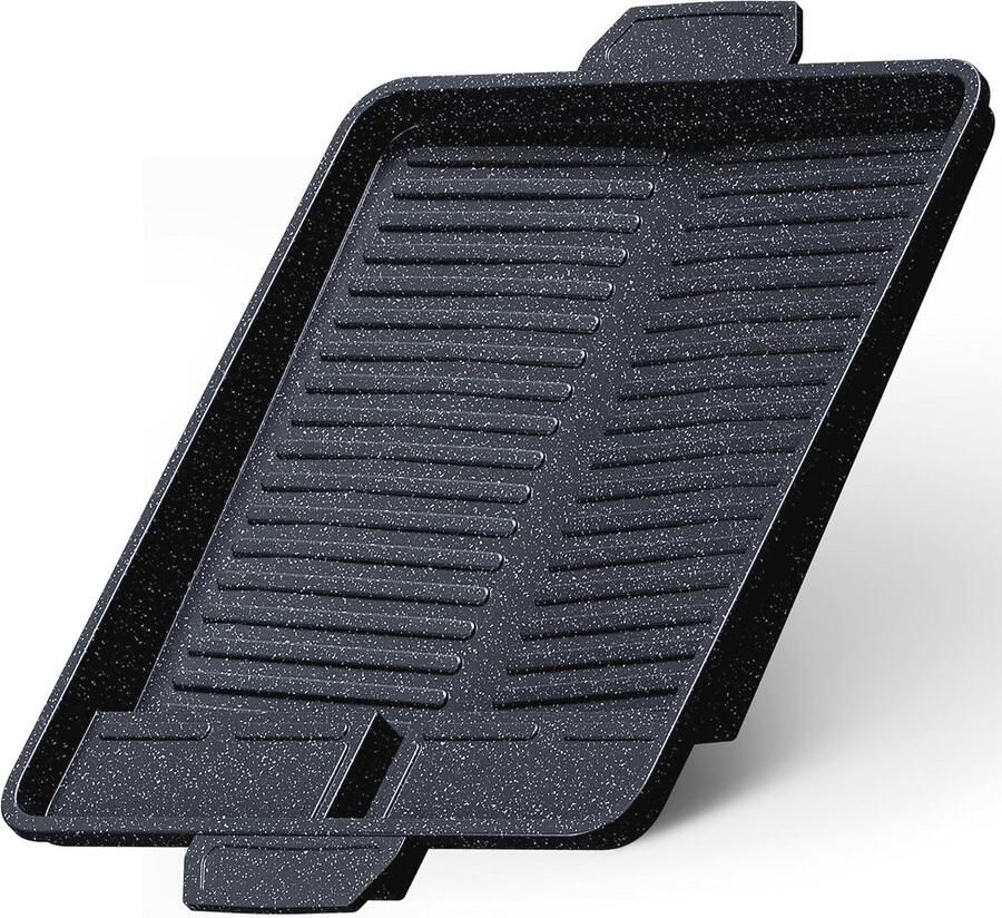 Anti-aanbak Grillplaat voor Gasfornuis en Campingfornuis – Geschikt voor BBQ en Inductie