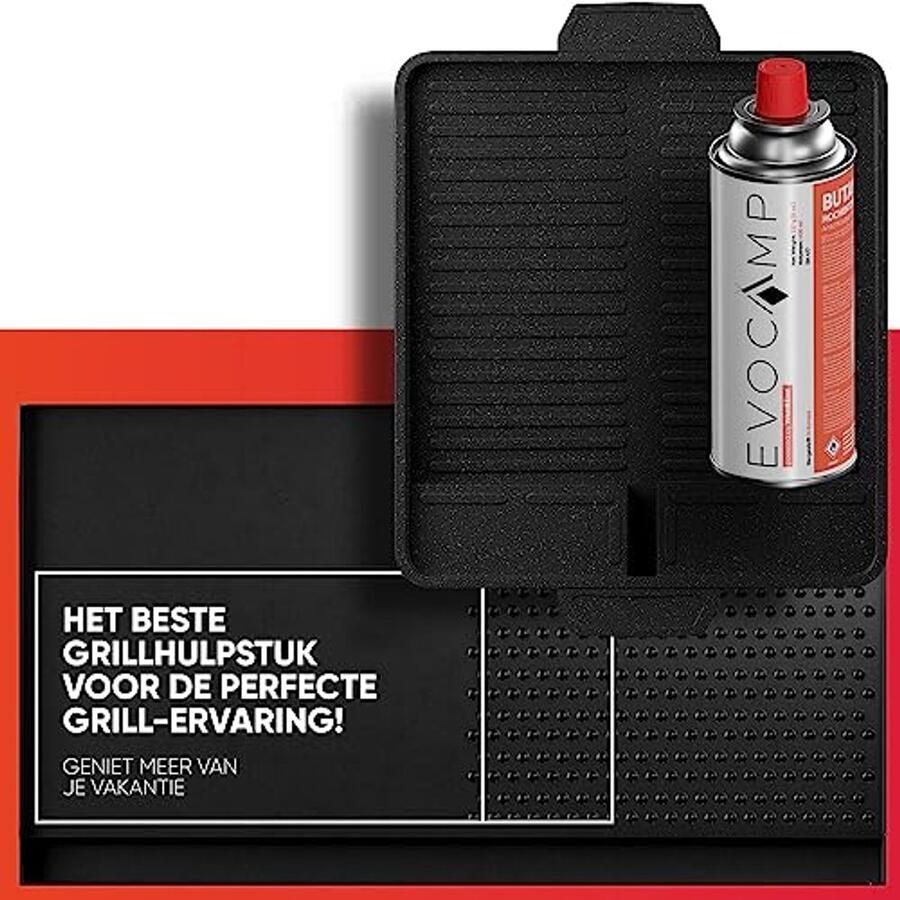 Anti-aanbak Grillplaat voor Gasfornuis en Campingfornuis – Geschikt voor BBQ en Inductie - Foto 2
