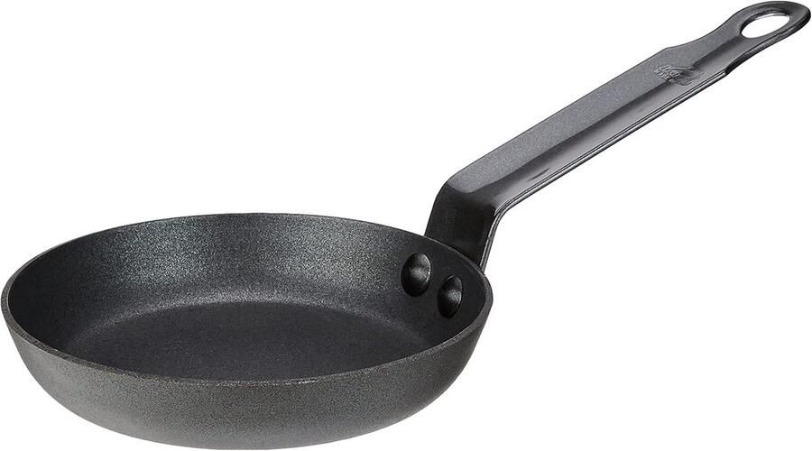 Anti-aanbak Koekenpan 12 cm Aluminium Voor Blinis en Delicatessen