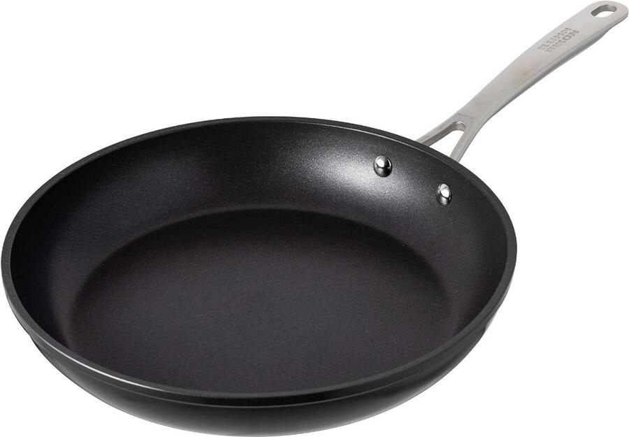 Anti-aanbak Koekenpan 20 cm Gecoat Aluminium Inductie Zwart