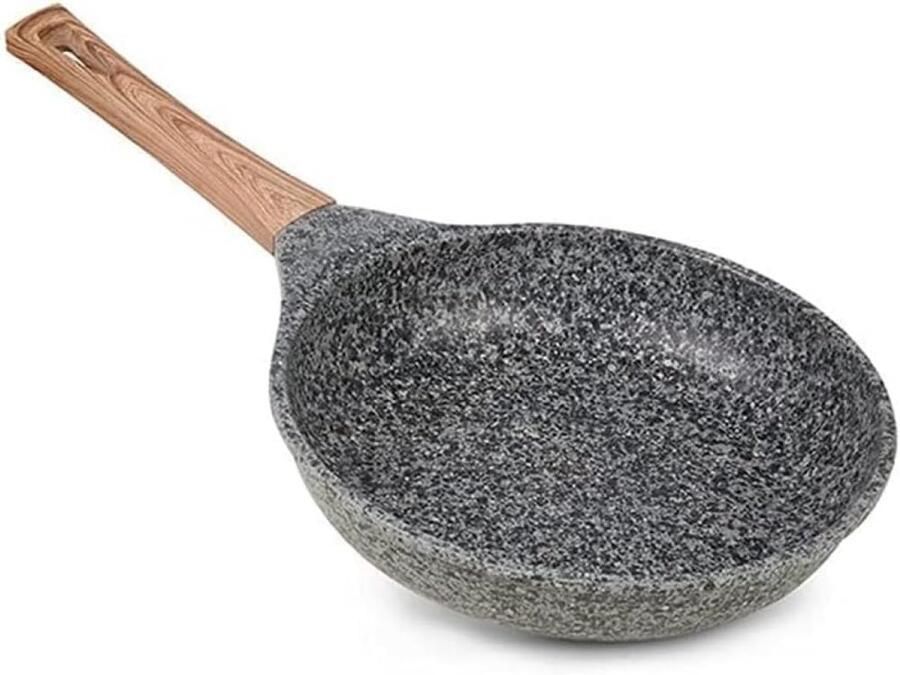 Anti-aanbak koekenpan Aluminium pan Koken op alle fornuizen Geschikt voor inductie 24 cm