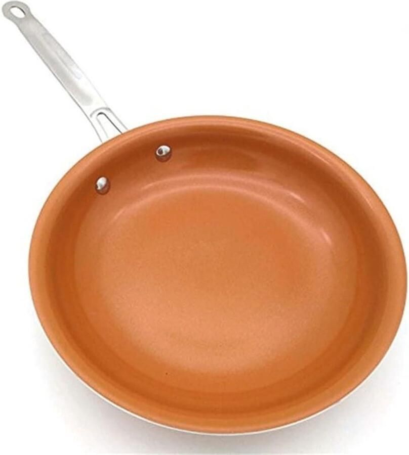Anti-aanbak Koekenpan Keramische pan Lekker Koken Goede Warmtegeleiding 20 cm Koperkleur