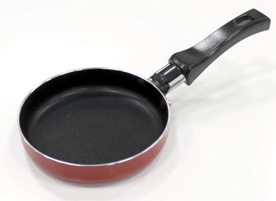 Anti-aanbak Mini Koekenpan 12 cm voor Eieren en Pannenkoeken Aluminium