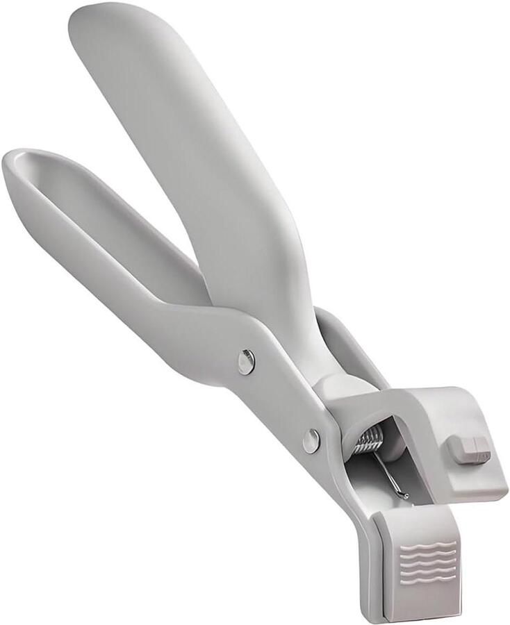 Anti-brandplaat grijper Hete plaat klem Koken en serveren Antislip ontwerp 19 cm Grijs