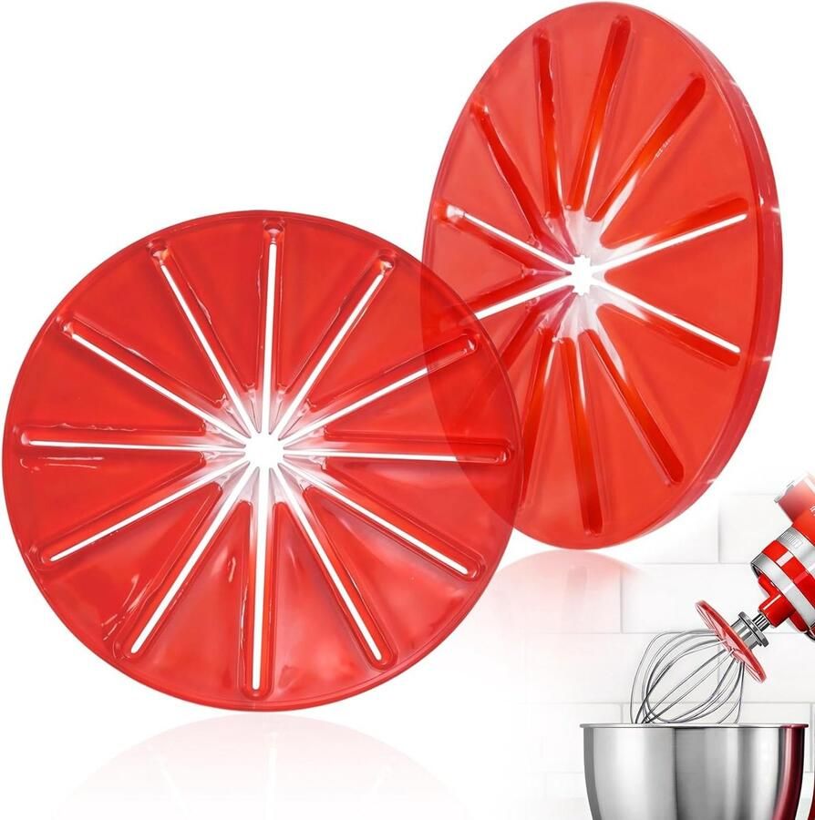Anti-spat mengkomdeksel voor keukenmixer siliconen spatbescherming en roeraccessoire