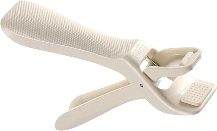 Anti-verbrandingsbordgrijper Keuken tang Warme gerechten pakken Ergonomisch ontwerp 16 cm Wit