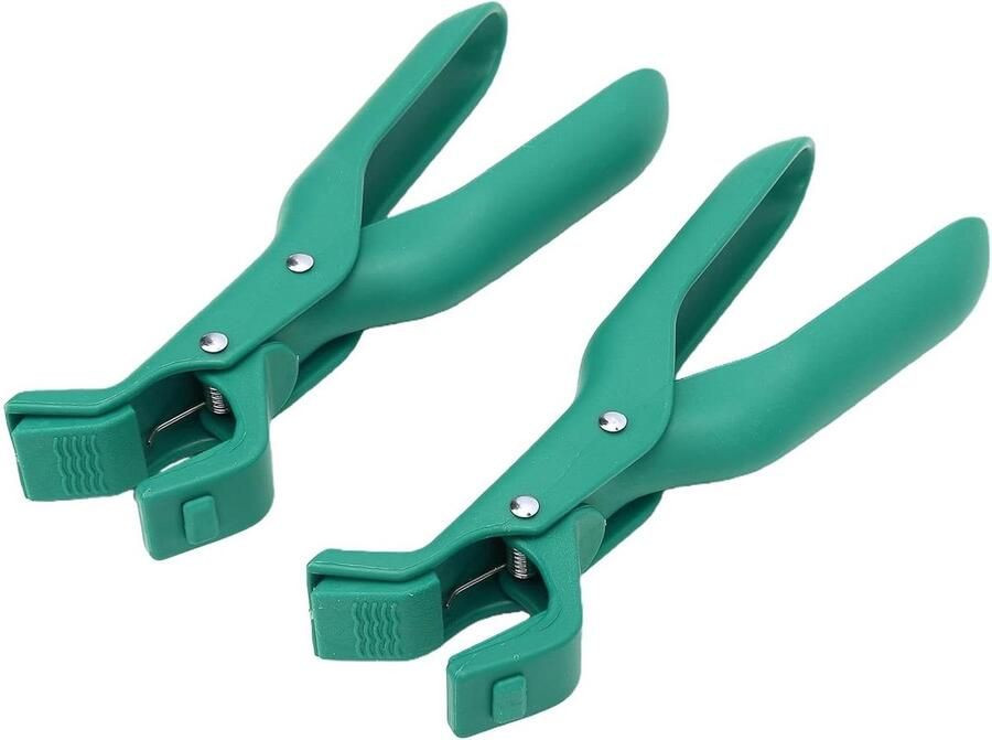 Anti Verbrandingskom Houder Hete Schotel Grijper Veilig Koken Handbescherming Isolatie 2 Stuks Groen - Foto 1