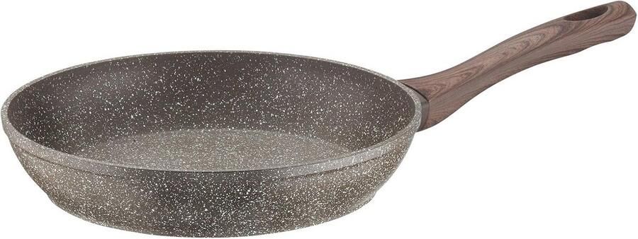 Antiaanbak Aluminium Pan met Steenlook Geschikt voor Inductie 20 cm - Foto 2