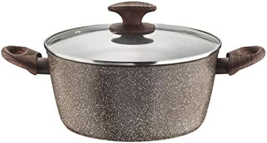 Antiaanbak Braadpan 28 cm met Glazen Deksel