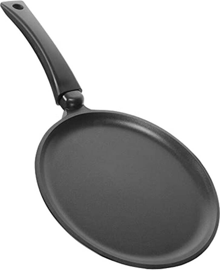 Antiaanbak Crêpe Pan 24 cm Geschikt voor Inductie en Alle Fornuizen