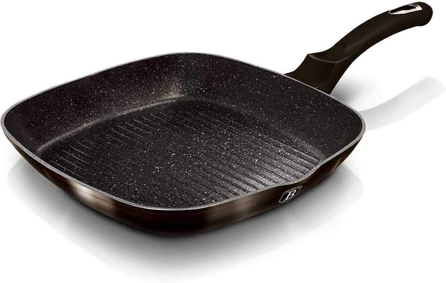 Antiaanbak Grillpan 28 cm met Inductiebodem