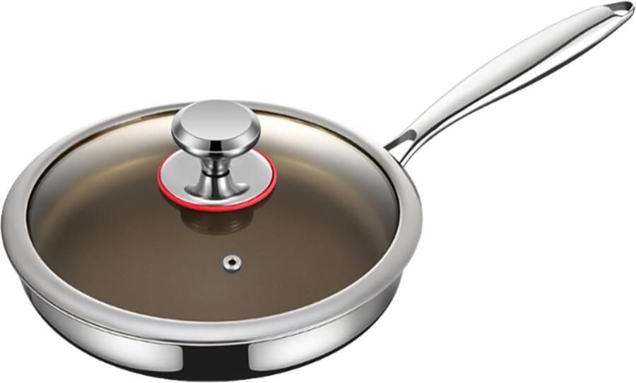 Koekenpan Titanium Koekenpan zonder kleven Thuis koken Gelijkmatige verhitting 22 cm