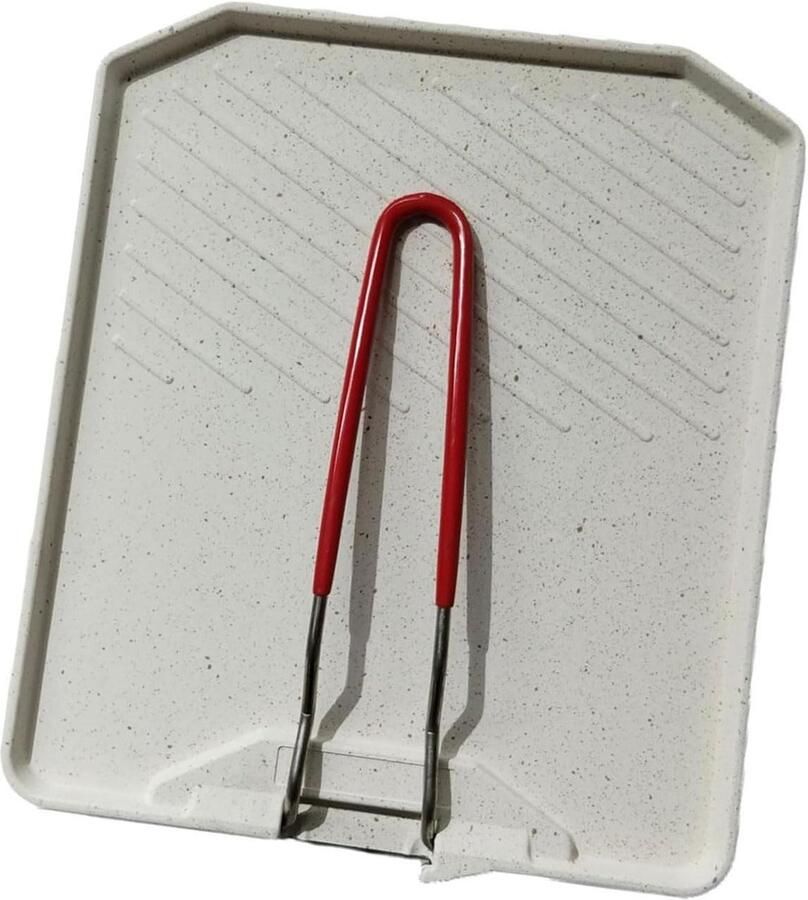 Antiaanbak Koekenpan Vispan Grillpan Snelle Maaltijden Comfortabele Grip 19 x 38 cm A