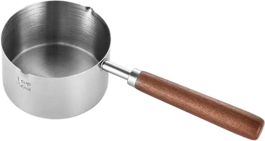 Antiaanbak Sauspan Kleine Kookpan Snel Koken Granieten Coating 1.5 Liter Grijs