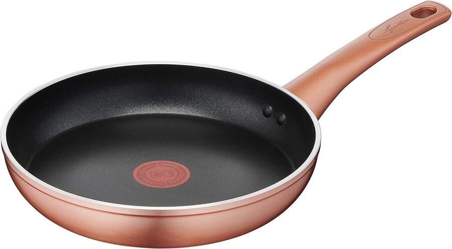 Antiaanbakpan Ø 26 cm van aluminium voor gasfornuis en oven met ergonomische handgreep